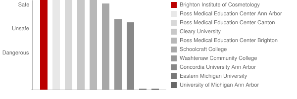 Brighton Institute of Cosmetology Safety Chart