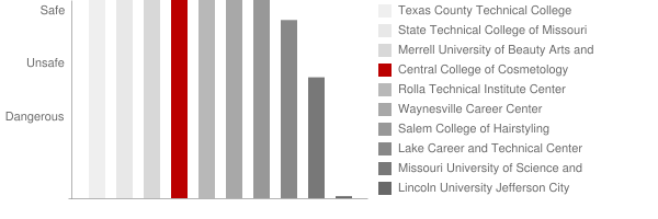 Central College of Cosmetology Safety Chart