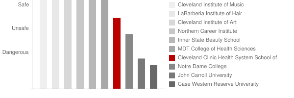 Cleveland Clinic Health System School of Diagnostic Imaging Safety Chart