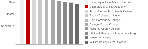Cosmetology & Spa Institute Safety Chart