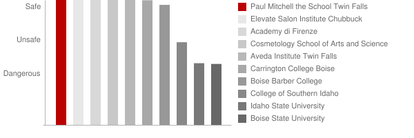 D & L Academy of Hair Design Safety Chart