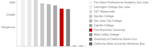 Five Branches University Safety Chart