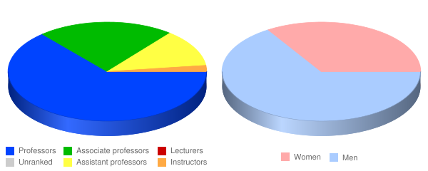 Johnson University Faculty Demographics Chart