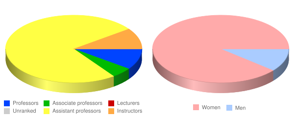 Mercy College of Health Sciences Faculty Demographics Chart
