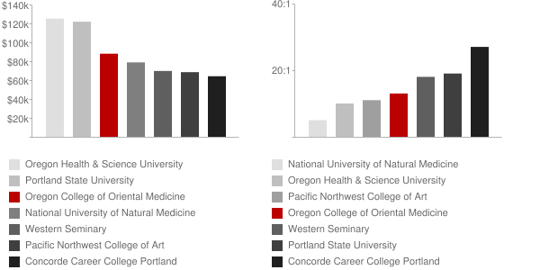 Oregon College of Oriental Medicine Faculty Compensation and Workload Chart