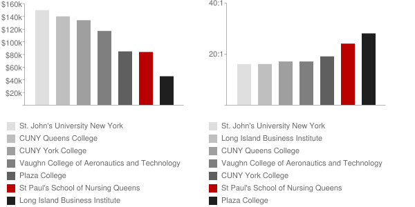 St Paul's School of Nursing Queens Faculty Compensation and Workload Chart