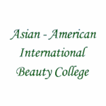 Asian American International Beauty College Logo Asian American International Beauty College Logo