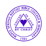Maple Springs Baptist Bible College and Seminary Logo Maple Springs Baptist Bible College and Seminary Logo