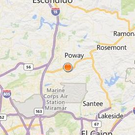 Bellus Academy Poway Location Map - City View