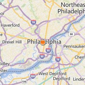 Academy of Vocal Arts Location Map - City View