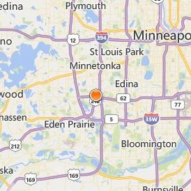 Adler Graduate School Location Map - City View