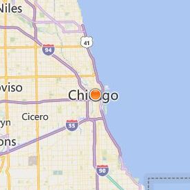 Adler School of Professional Psychology Location Map - City View