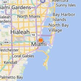 AI Miami International University of Art and Design Location Map - City View