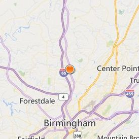 Alabama State College of Barber Styling Location Map - City View