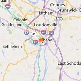 Albany College of Pharmacy and Health Sciences Location Map - City View
