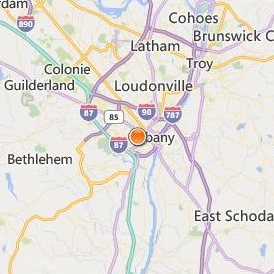 Albany Law School Location Map - City View