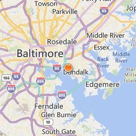 All State Career Baltimore Location Map - City View