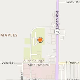 Allen College Location Map - Street View