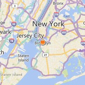 Allen School Brooklyn Location Map - City View