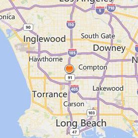 American Auto Institute Location Map - City View