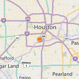 The University of Texas M.D. Anderson Cancer Center Location Map - City View