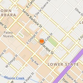 Antioch University Santa Barbara Location Map - Street View