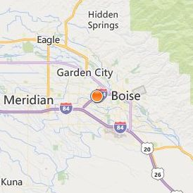 Carrington College Boise Location Map - City View