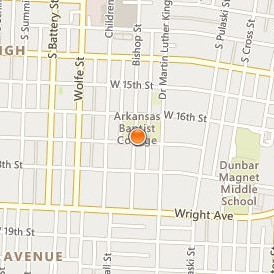 Arkansas Baptist College Location Map - Street View