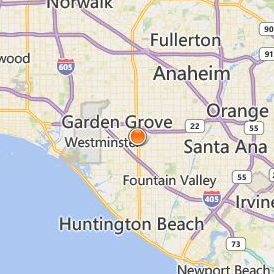 Asian American International Beauty College Location Map - City View