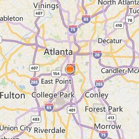 Atlanta Metropolitan State College Location Map - City View