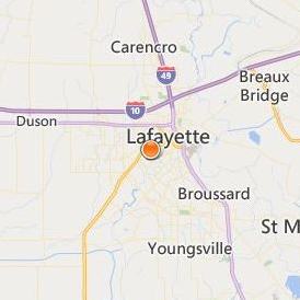 Aveda Institute Lafayette Location Map - City View