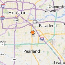 Aviation Institute of Maintenance Houston Location Map - City View