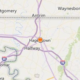 Award Beauty School Location Map - City View