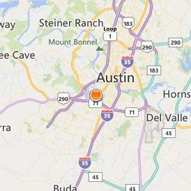 Baldwin Beauty School South Austin Location Map - City View