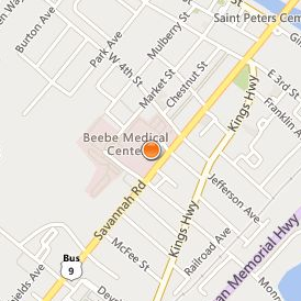Beebe Medical Center Margaret H. Rollins School of Nursing Location Map - Street View