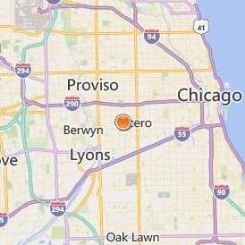 Bell Mar Beauty College Location Map - City View
