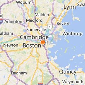 Benjamin Franklin Institute of Technology Location Map - City View