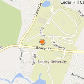 Bentley University Location Map - Street View