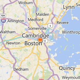 Boston Architectural College Location Map - City View