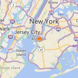 Brooklyn Law School Location Map - City View
