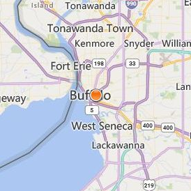 Bryant & Stratton College Buffalo Location Map - City View