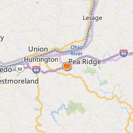 Cabell County Career Technology Center Location Map - City View