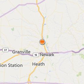 Career and Technology Education Centers of Licking County Location Map - City View