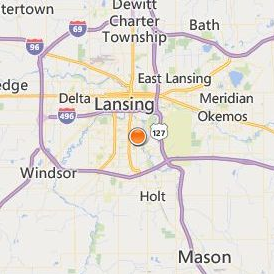 Career Quest Learning Centers Lansing Location Map - City View