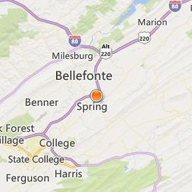 Central Pennsylvania Institute of Science and Technology Location Map - City View