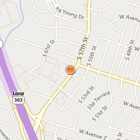 Central Texas Beauty College Temple Location Map - Street View