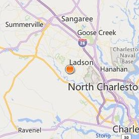 Charleston Cosmetology Institute Location Map - City View