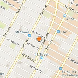 Circle in the Square Theater School Location Map - Street View