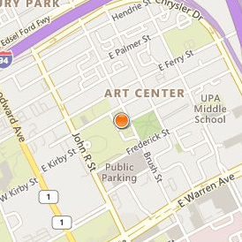 College for Creative Studies Location Map - Street View