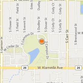 Colorado Christian University Location Map - Street View